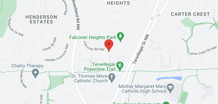 map of #1 1130 FALCONER RD NW